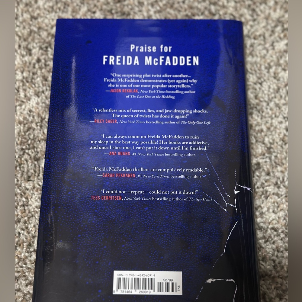 The Intruder by Freida McFadden Hardcover - Picture 2 of 2